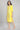 Yelow Round Neck Printed Straight kurta