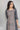 Grey Round Neck Printed Straight kurta