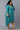 Teal Blue Assymetric A-line kurta