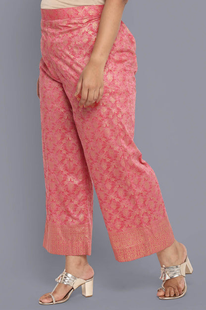 Pink Printed Palazzos