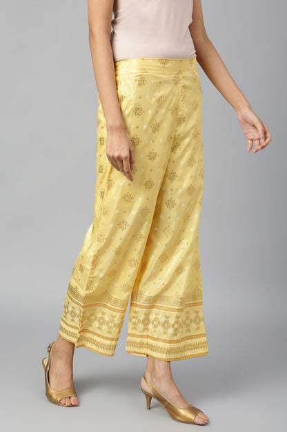 Gold Printed Palazzos