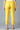 Yellow Solid Trousers