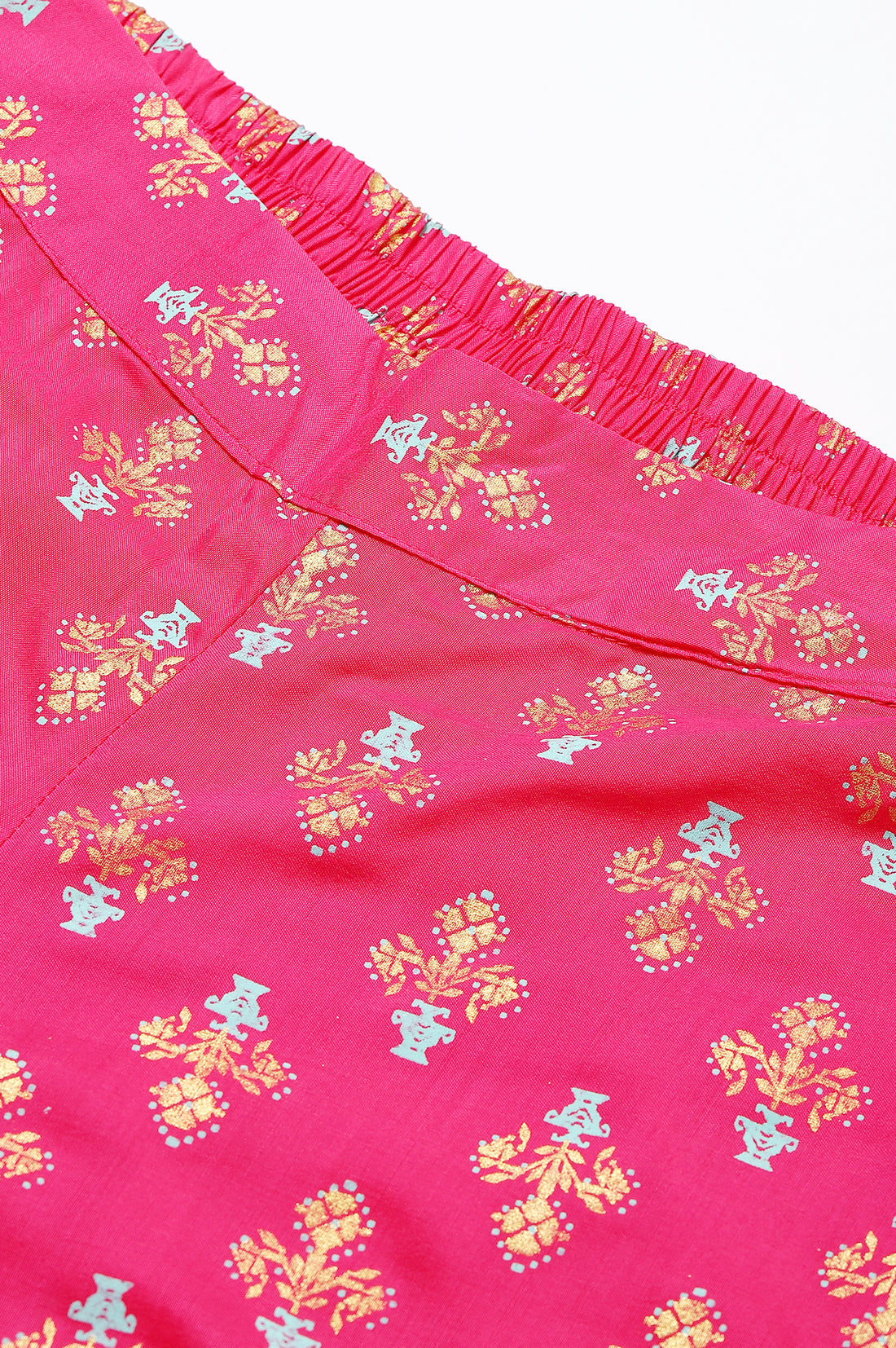 Pink Printed Culottes