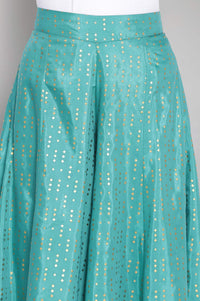 Green Printed Palazzos