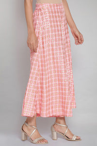 Pink Printed Palazzos