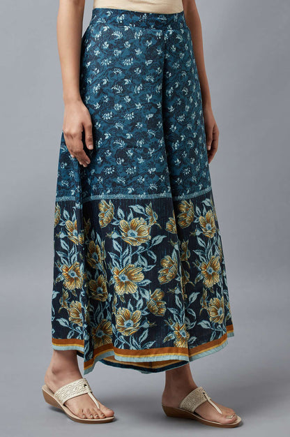 Blue Printed Culottes