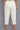 White Solid Trousers