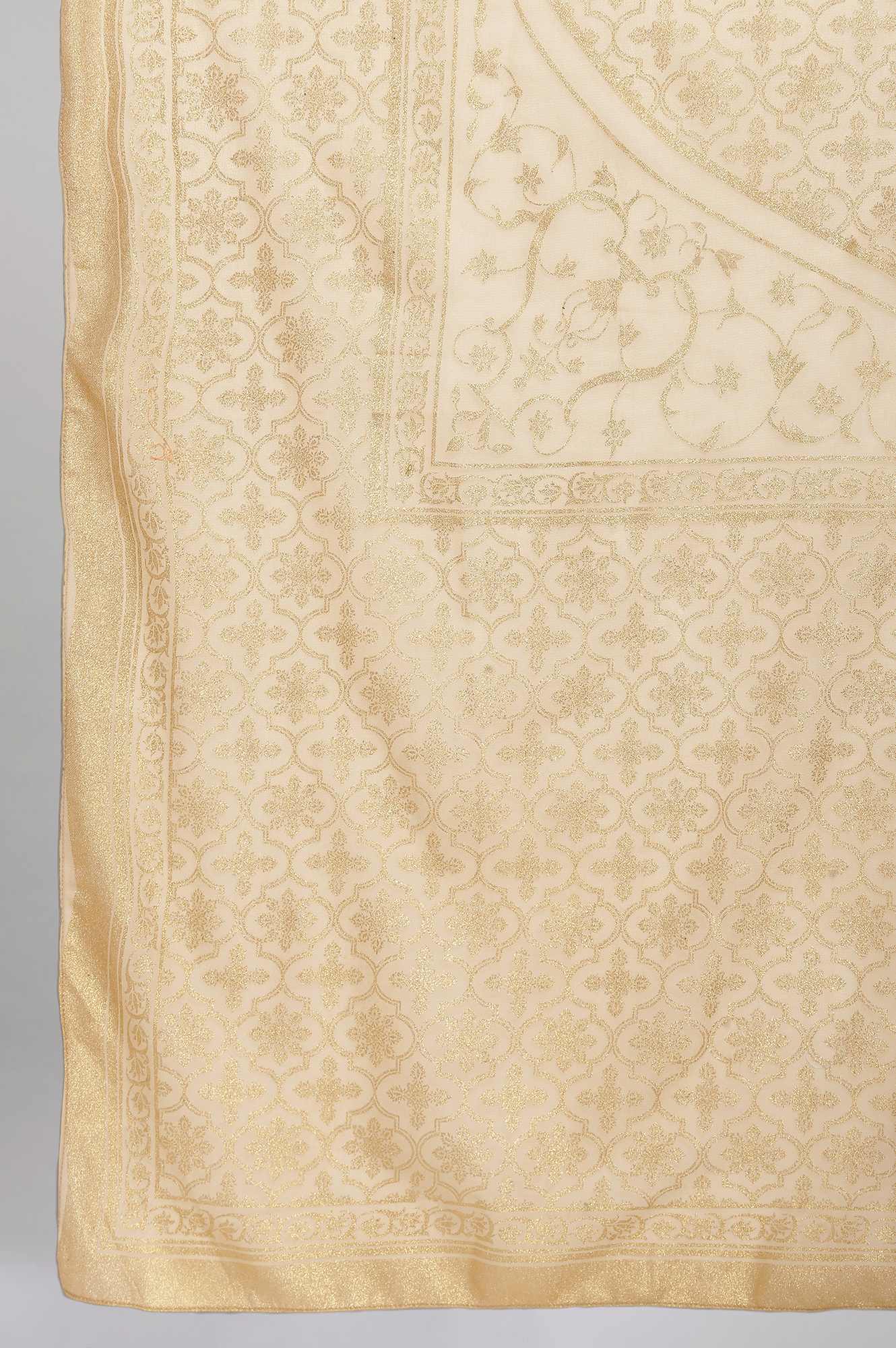 Gold Foil Print Dupatta