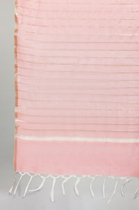 Pink Solid Dupatta