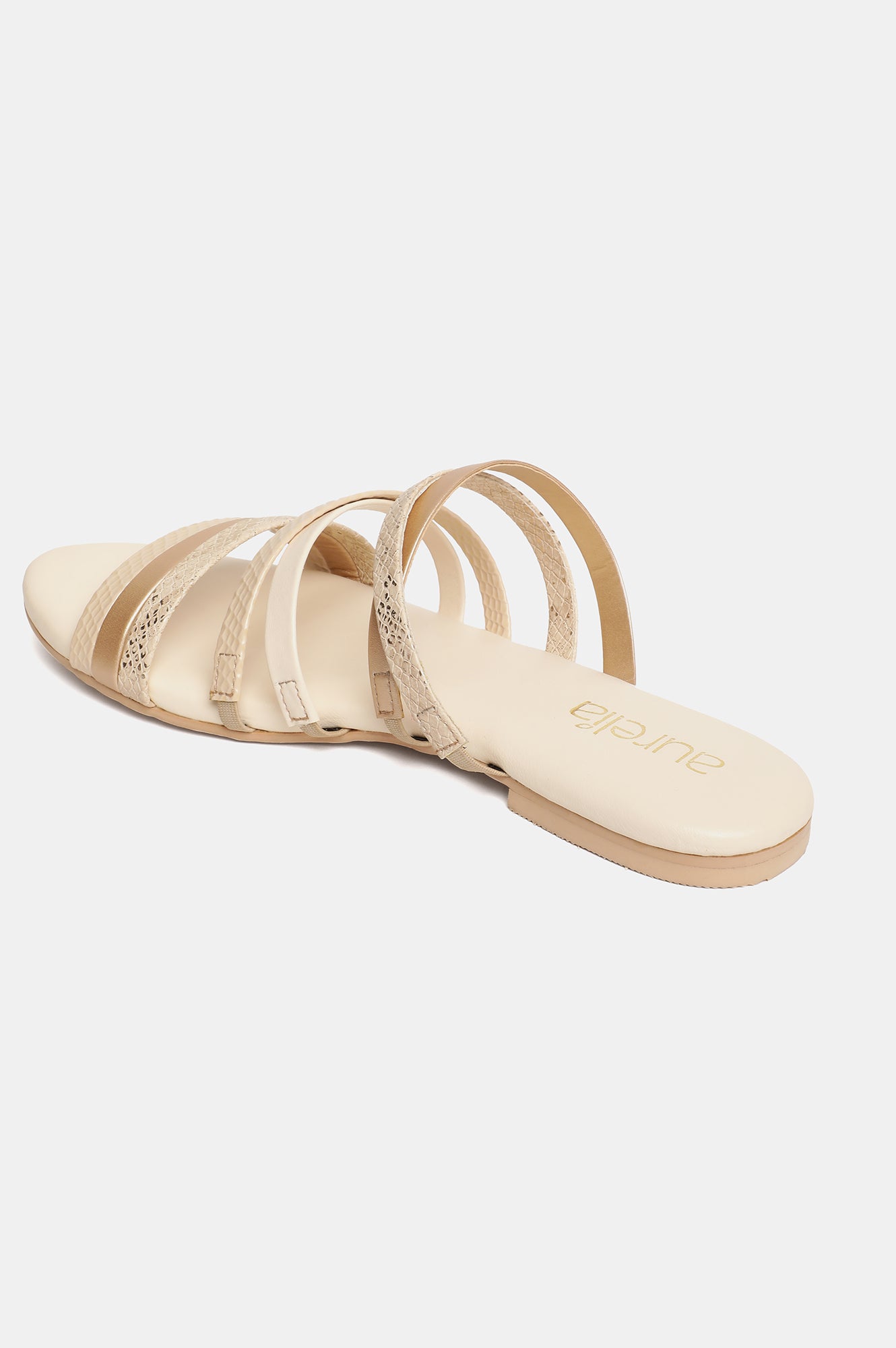 Aurelia Textured Open Flat-Zcharley