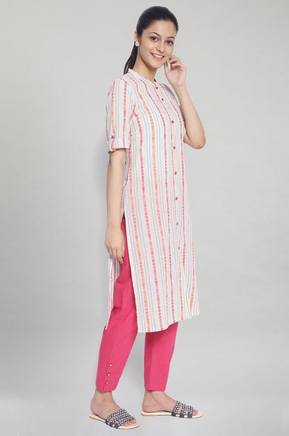 Natural Ethnic kurta and Palazzo Set