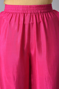 Pink Printed Ethnic kurta With Palazzo