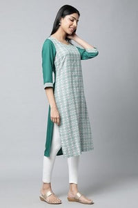 Green Modern Ethnic kurta Set