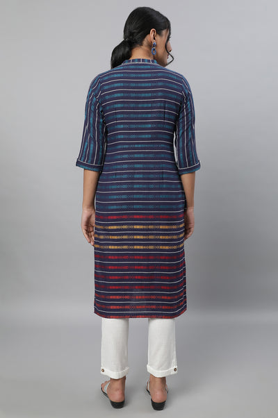 Blue Ethnic kurta & Trousers Set
