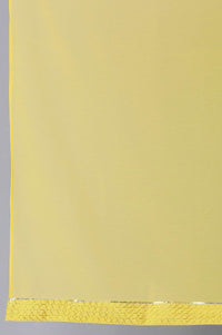 Yellow Schiffli Ethnic kurta Set