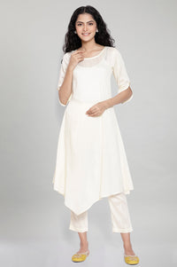 Yellow Gillet Ivory Inner Trousers Set