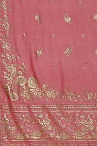 Red Printed Top-Skirt- Dupatta Set