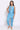 Blue Straight kurta-Trousers-Gillet Girls Set