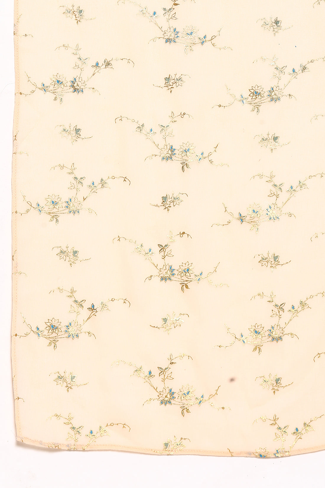 Blue A-Line kurta-Palazzos-Dupatta Girls Set