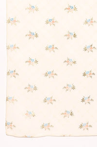 Peach Printed kurta-Tights-Dupatta Girls Set