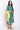 Green Flared Dress-Dupatta Girls Set