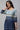 Blue Round Neck Printed kurta