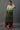 Olive Green Round Neck Printed Kurta
