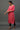 Pink Round Neck Printed Kurta