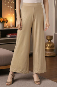 Gold Printed Palazzos