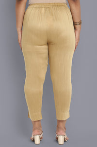 Gold Solid Trousers