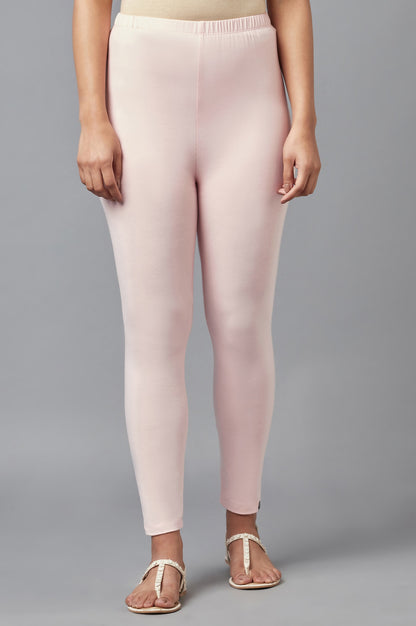 Peach Skin Fit Cotton Lycra Tights