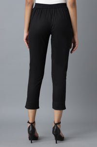 Black Cotton Trouser