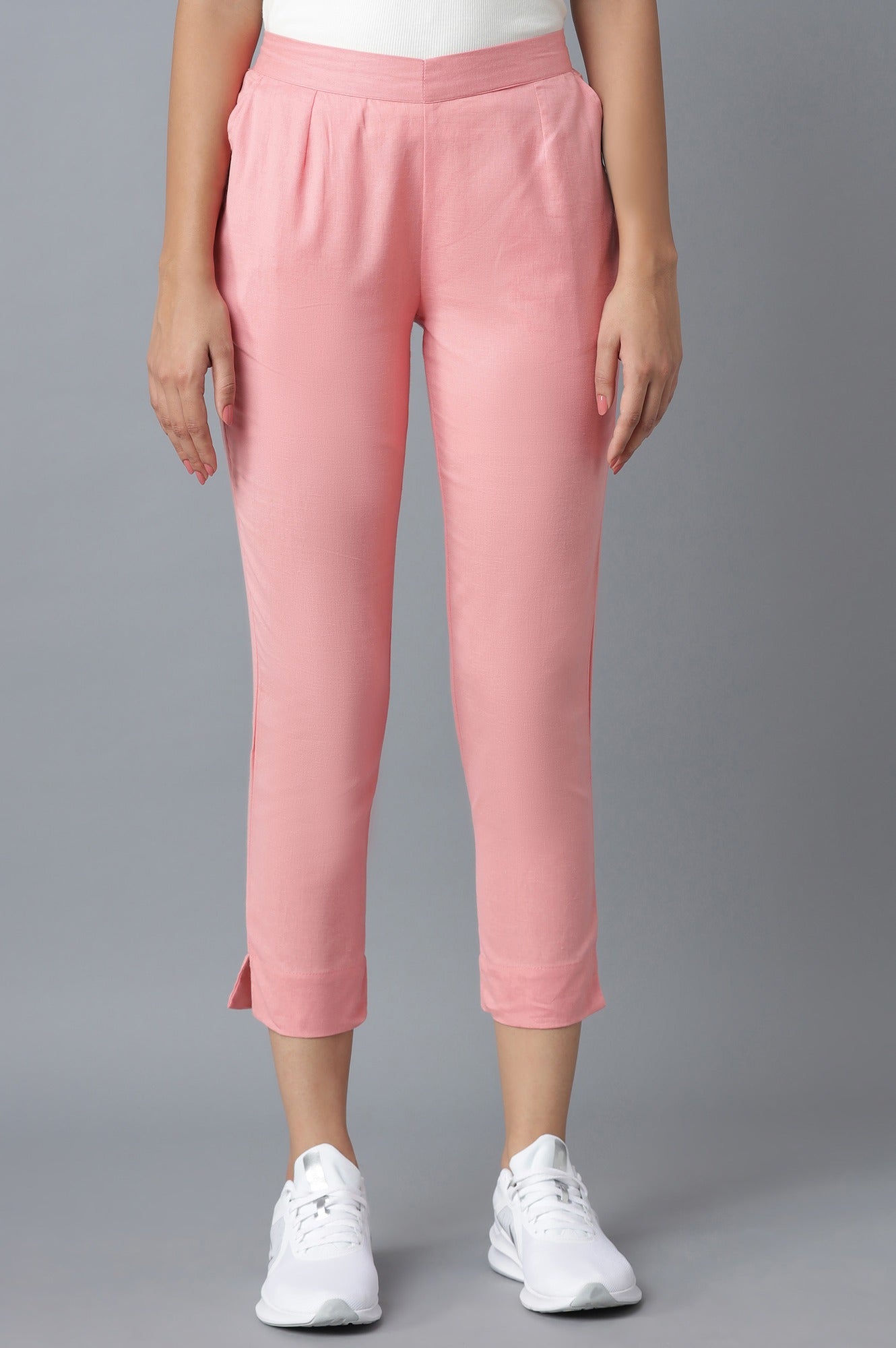 Pink Cotton Trouser