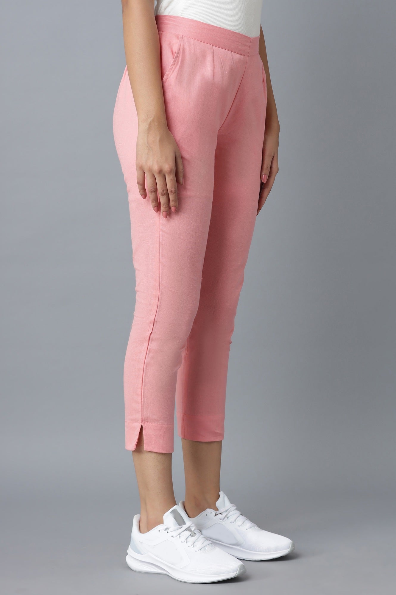 Pink Cotton Trouser