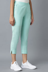 Light Blue Cotton Trouser