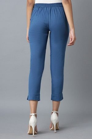 Vallarta Blue Cotton Trouser