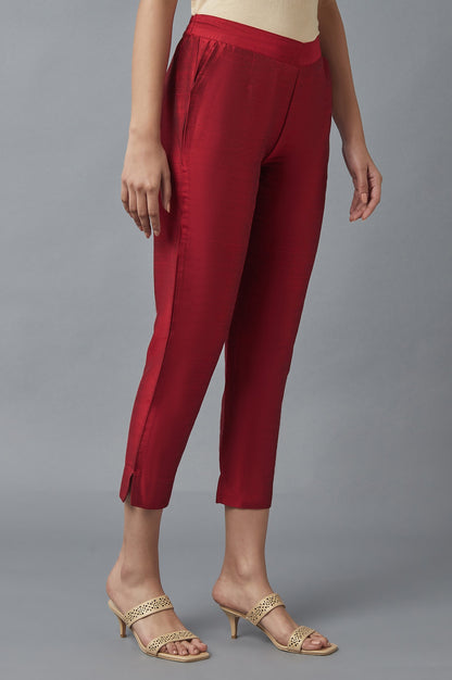 Red Festive Trousers