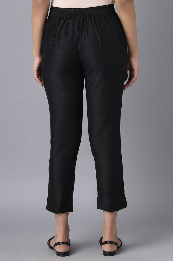 Black Festive Trousers