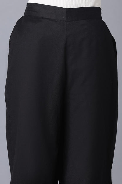 Black Basic Trousers