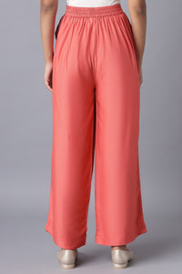 Peach Basic Trousers