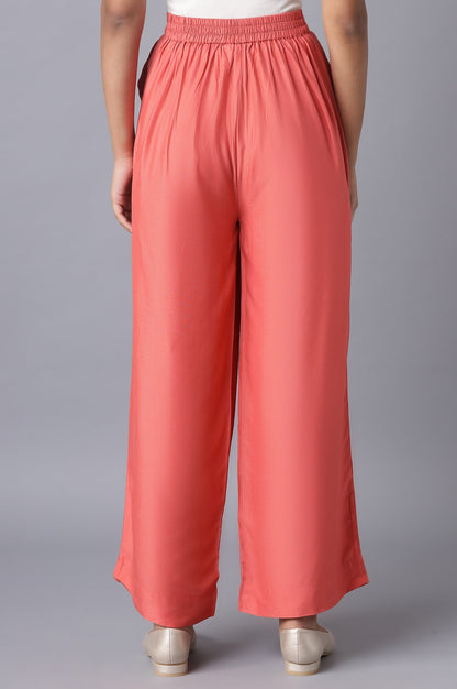 Peach Basic Trousers