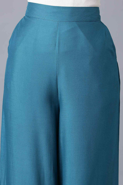 Blue Basic Trousers
