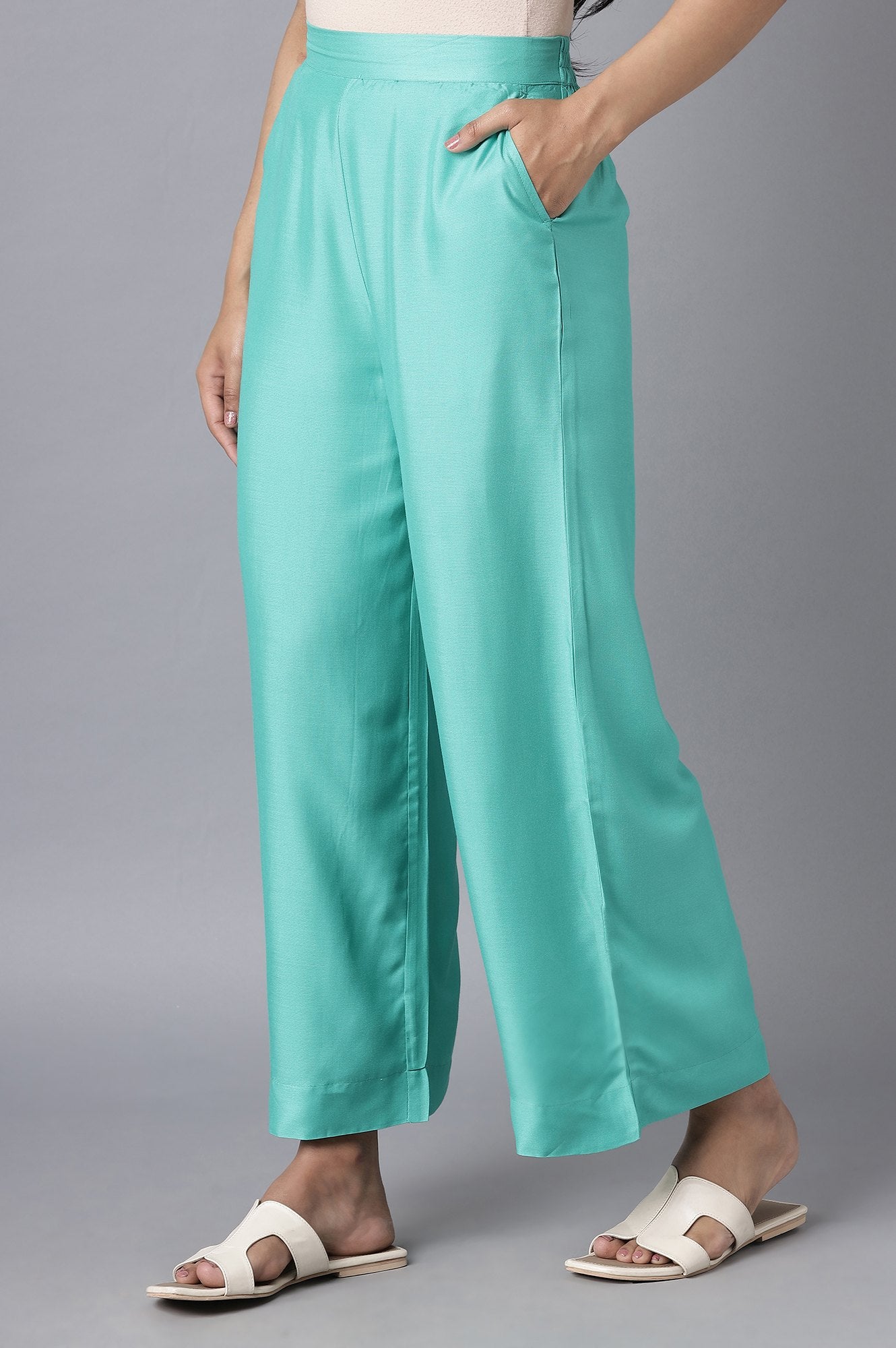 Green Basic Trousers