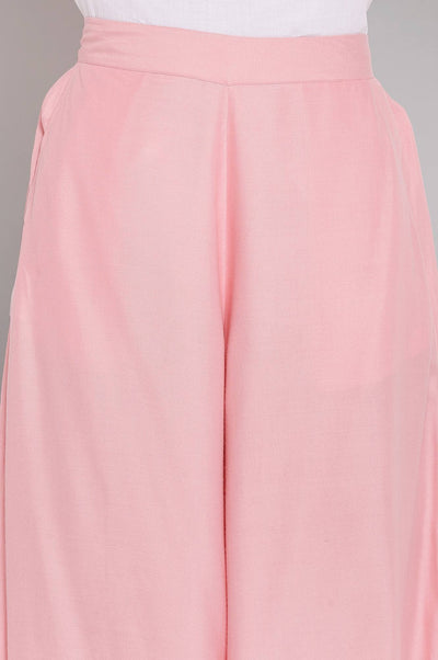 Pink Icing Flared Culottes