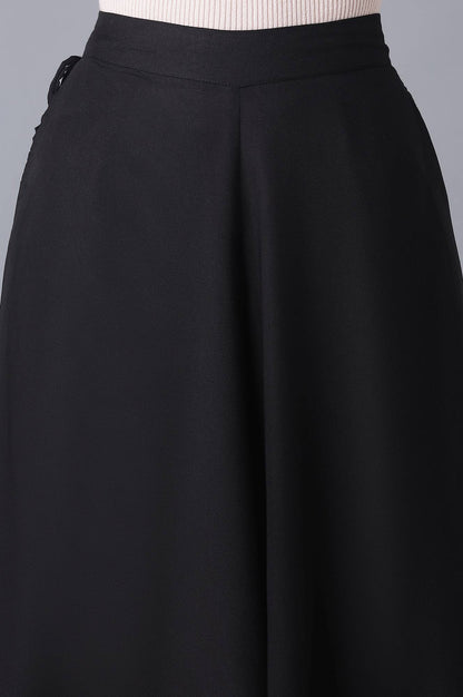 Black Flared Culottes