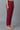Red Cotton Lycra Jersy Pants
