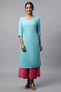Pink Layered Ankle Length Palazzo