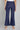 Navy Boot-Cut Denim Pants