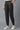 Black Inverted Box Pleat Joggers