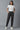 Black Inverted Box Pleat Joggers